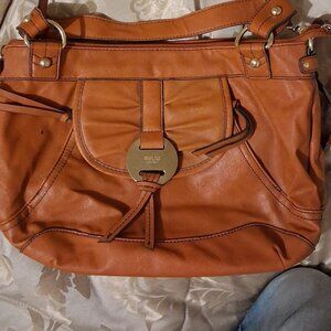 brown relic handbag
